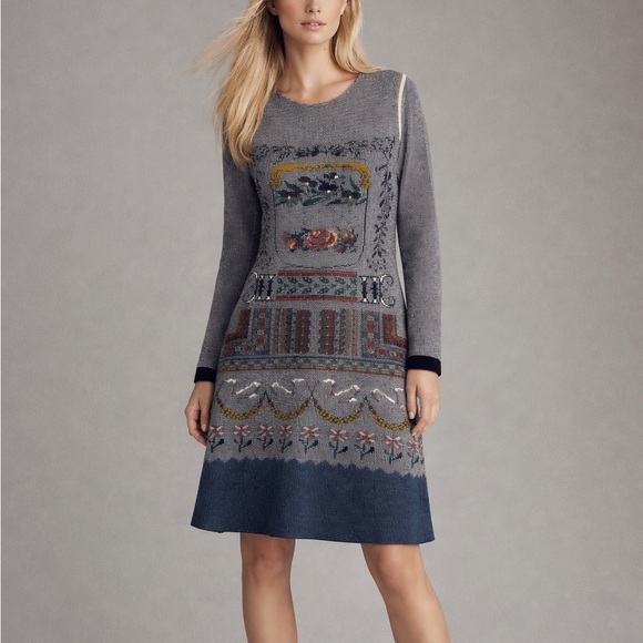 Anthropologie Dresses & Skirts - Anthropologie AldoMartins Ogden Tapestry Long Sleeve Dress